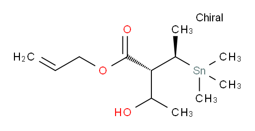 (2R)-烯丙基 3-羟基-2-((R)-1-(三甲基锡基)乙基)丁酸酯