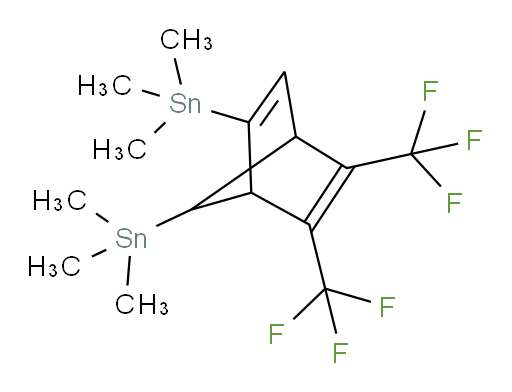 (5,6-bis(trifluoromethyl)bicyclo[2.2.1]hepta-2,5-diene-2,7-diyl)bis(trimethylstannane)