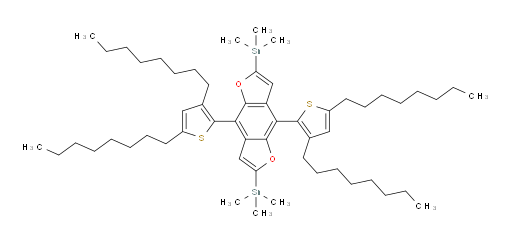(4,8-bis(3,5-dioctylthiophen-2-yl)benzo[1,2-b:4,5-b']difuran-2,6-diyl)bis(trimethylstannane)