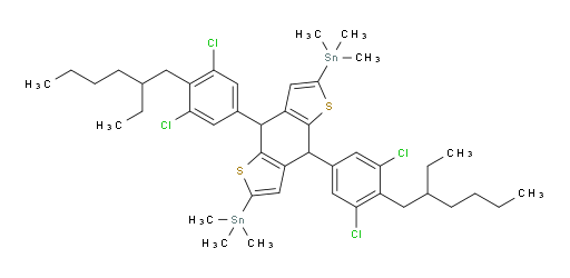 (4,8-bis(3,5-dichloro-4-(2-ethylhexyl)phenyl)-4,8-dihydrobenzo[1,2-b:4,5-b']dithiophene-2,6-diyl)bis(trimethylstannane)