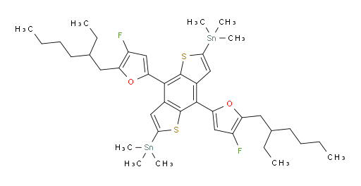 (4,8-双(5-(2-乙基己基)-4-氟呋喃-2-基)苯并[1,2-b:4,5-b']二噻吩-2,6-二基)双(三甲基锡烷)