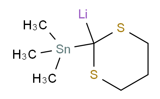 (2-(trimethylstannyl)-1,3-dithian-2-yl)lithium