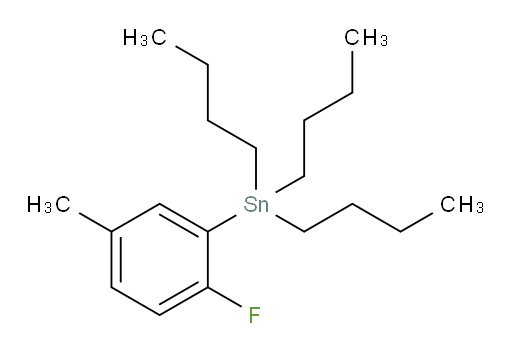 tributyl(2-fluoro-5-methylphenyl)stannane