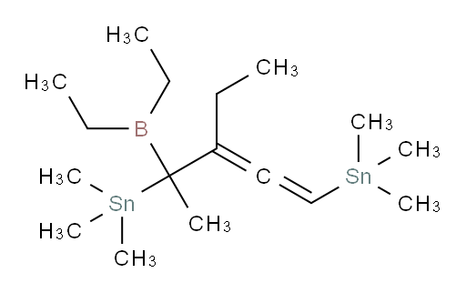 (4-(diethylboryl)-3-ethylpenta-1,2-diene-1,4-diyl)bis(trimethylstannane)