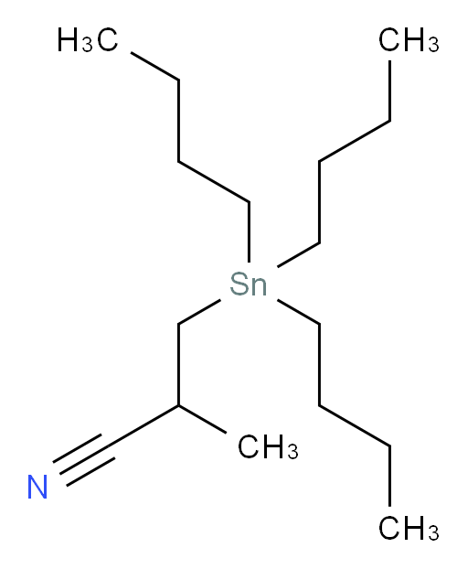 2-methyl-3-(tributylstannyl)propanenitrile