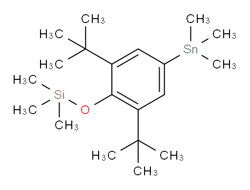 (2,6-di-tert-butyl-4-(trimethylstannyl)phenoxy)trimethylsilane