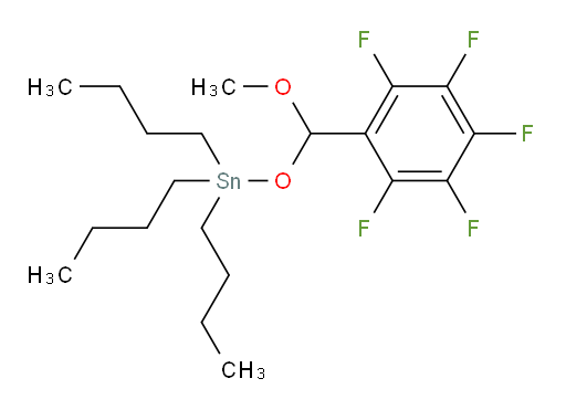 tributyl(methoxy(perfluorophenyl)methoxy)stannane