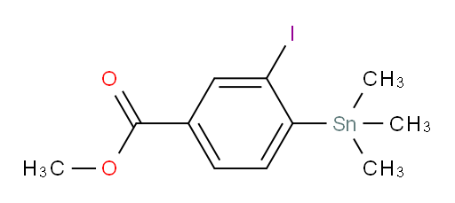 methyl 3-iodo-4-(trimethylstannyl)benzoate