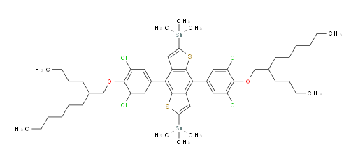 (4,8-bis(4-((2-butyloctyl)oxy)-3,5-dichlorophenyl)benzo[1,2-b:4,5-b']dithiophene-2,6-diyl)bis(trimethylstannane)