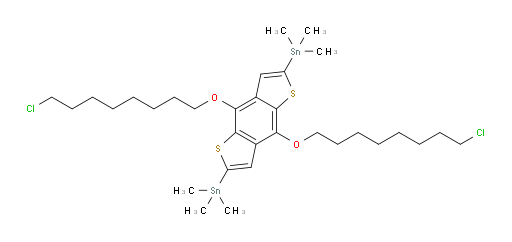 (4,8-bis((8-chlorooctyl)oxy)benzo[1,2-b:4,5-b']dithiophene-2,6-diyl)bis(trimethylstannane)