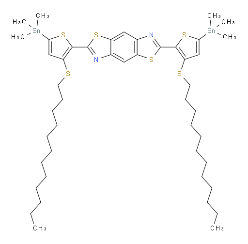 2,6-bis(3-(dodecylthio)-5-(trimethylstannyl)thiophen-2-yl)benzo[1,2-d:4,5-d']bis(thiazole)