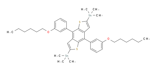 (4,8-bis(3-(hexyloxy)phenyl)benzo[1,2-b:4,5-b']dithiophene-2,6-diyl)bis(trimethylstannane)