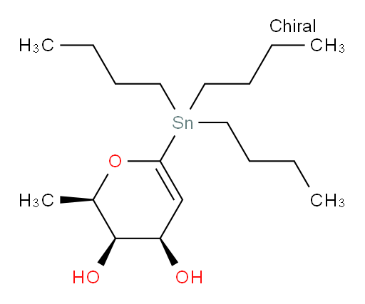 (2R,3R,4R)-2-methyl-6-(tributylstannyl)-3,4-dihydro-2H-pyran-3,4-diol