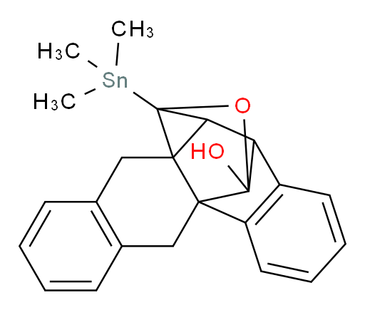 7-(trimethylstannyl)-5a,7,8,13-tetrahydro-5H-5,7,7a-(epimethanetriyl)indeno[2,1-b]naphtho[2,3-c]furan-5a-ol