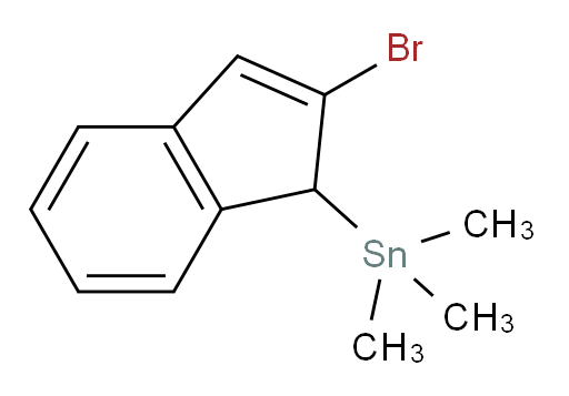 (2-溴-1H-茚-1-基)三甲基锡烷