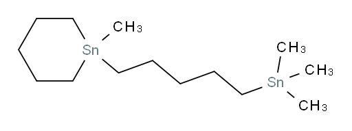 1-methyl-1-(5-(trimethylstannyl)pentyl)stanninane