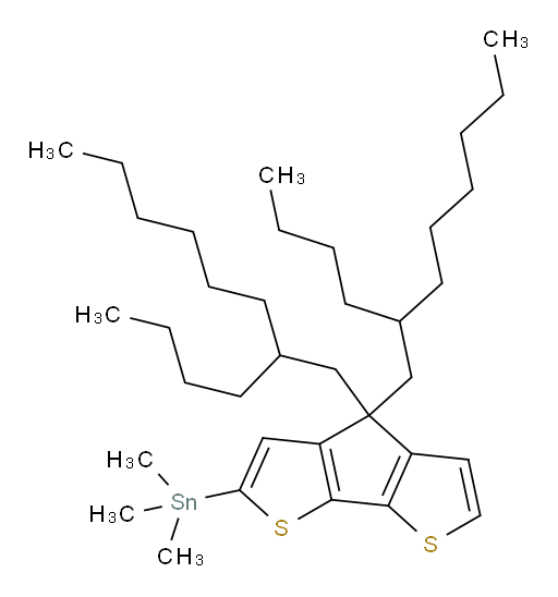 (4,4-bis(2-butyloctyl)-4H-cyclopenta[1,2-b:5,4-b']dithiophen-2-yl)trimethylstannane