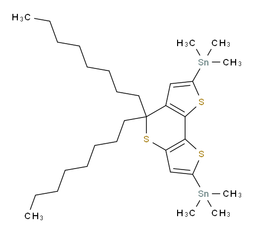(5,5-dioctyl-5H-dithieno[3,2-b:2',3'-d]thiopyran-2,7-diyl)bis(trimethylstannane)