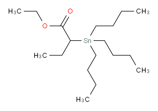 ethyl 2-(tributylstannyl)butanoate