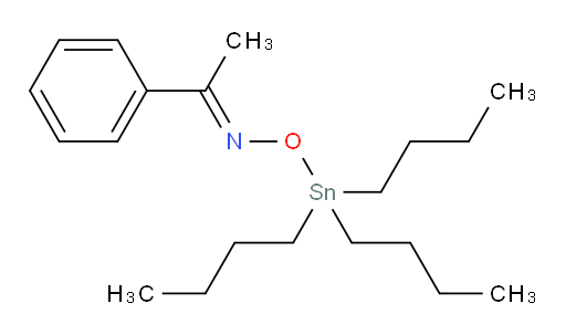 (E)-acetophenone O-tributylstannyl oxime
