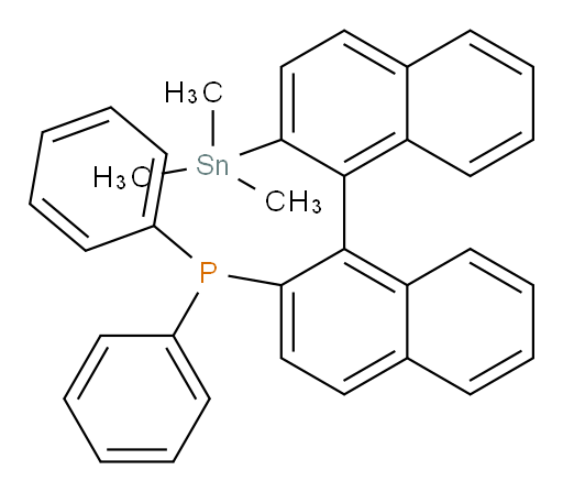 (R)-二苯基(2'-(三甲基锡基)-[1,1'-bi萘]-2-基)膦