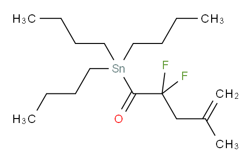 2,2-二氟-4-甲基-1-(三丁基锡基)戊-4-烯-1-酮