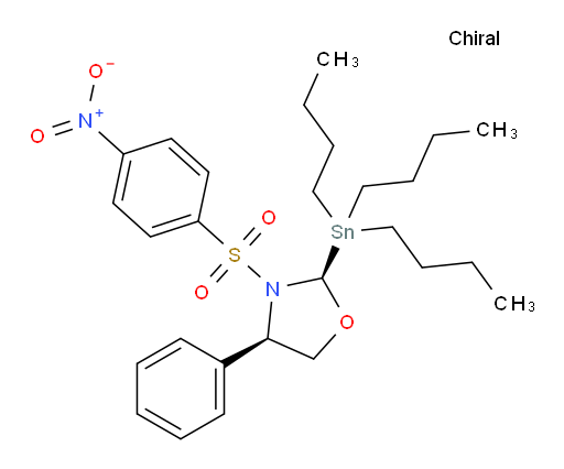 (2R,4R)-3-((4-nitrophenyl)sulfonyl)-4-phenyl-2-(tributylstannyl)oxazolidine