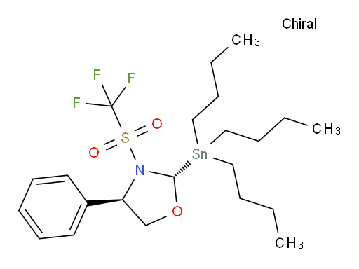 (2S,4R)-4-苯基-2-(三丁基锡基)-3-((三氟甲基)磺酰基)噁唑烷