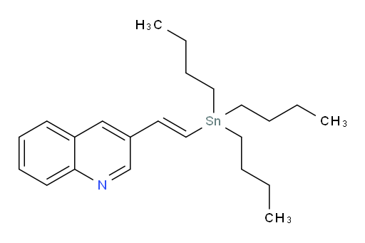 (E)-3-(2-(tributylstannyl)vinyl)quinoline