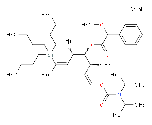 (1Z,3S,4R,5S,6Z)-1-((diisopropylcarbamoyl)oxy)-3,5-dimethyl-7-(tributylstannyl)octa-1,6-dien-4-yl 2-methoxy-2-phenylacetate