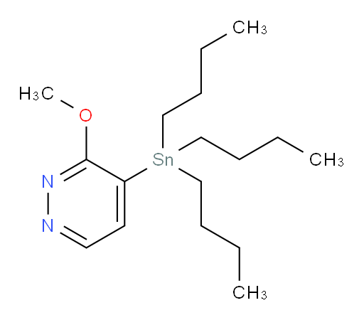3-methoxy-4-(tributylstannyl)pyridazine