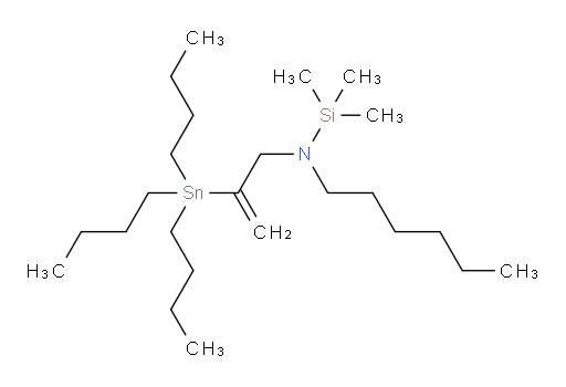 N-hexyl-1,1,1-trimethyl-N-(2-(tributylstannyl)allyl)silanamine