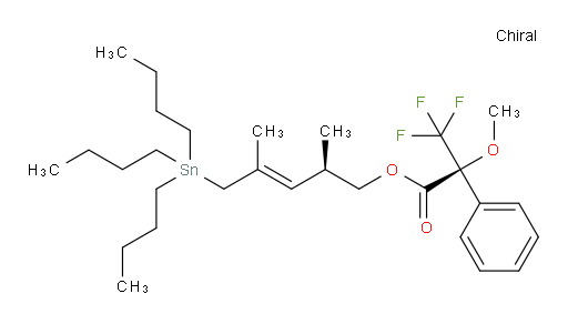 (S)-(R,E)-2,4-dimethyl-5-(tributylstannyl)pent-3-en-1-yl 3,3,3-trifluoro-2-methoxy-2-phenylpropanoate