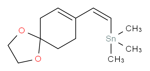 (Z)-(2-(1,4-dioxaspiro[4.5]dec-7-en-8-yl)vinyl)trimethylstannane