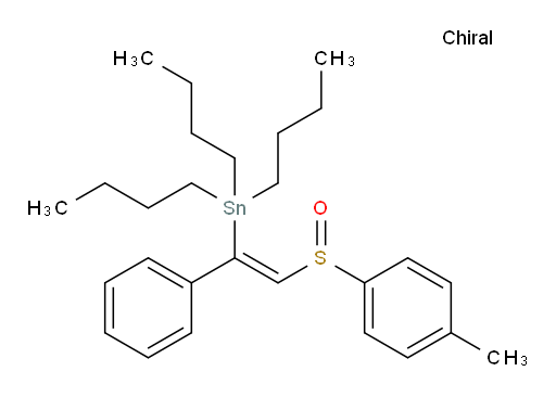 (R,Z)-tributyl(1-phenyl-2-(p-tolylsulfinyl)vinyl)stannane