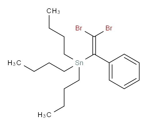 tributyl(2,2-dibromo-1-phenylvinyl)stannane