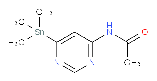 N-(6-(trimethylstannyl)pyrimidin-4-yl)acetamide