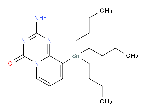 2-amino-9-(tributylstannyl)-4H-pyrido[1,2-a][1,3,5]triazin-4-one