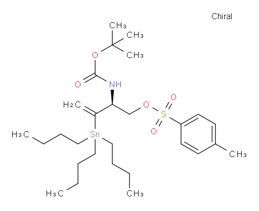 (S)-2-(BOC-氨基)-3-(三丁基锡基)丁-3-烯-1-基 4-甲基苯磺酸盐