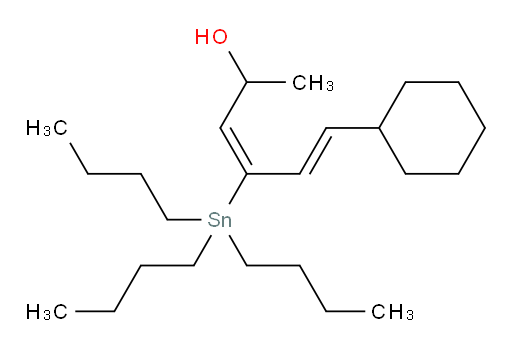 (3E,5E)-6-cyclohexyl-4-(tributylstannyl)hexa-3,5-dien-2-ol