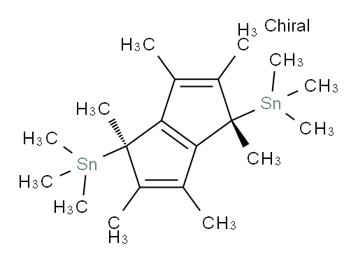 ((1R,4S)-1,2,3,4,5,6-hexamethyl-1,4-dihydropentalene-1,4-diyl)bis(trimethylstannane)