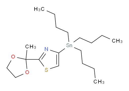 2-(2-methyl-1,3-dioxolan-2-yl)-4-(tributylstannyl)thiazole