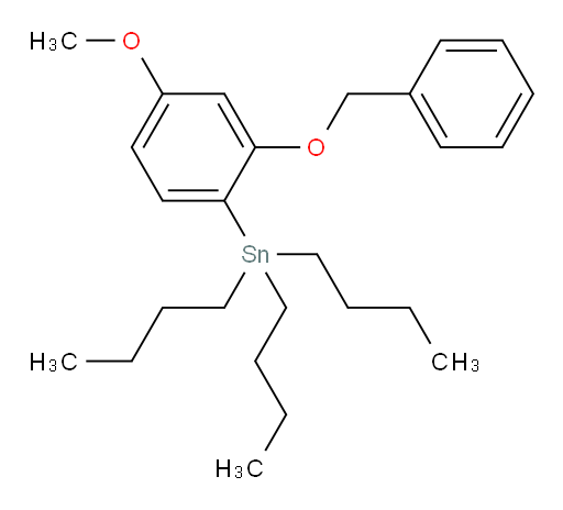(2-(benzyloxy)-4-methoxyphenyl)tributylstannane
