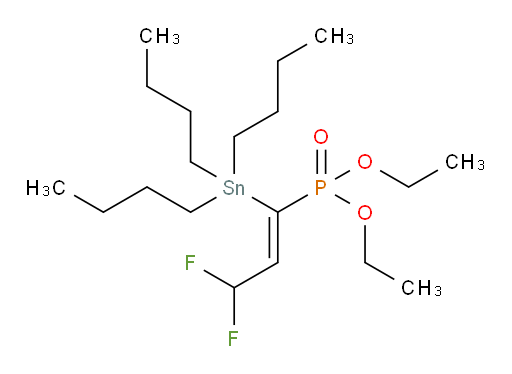 (Z)-二乙基 (3,3-二氟-1-(三丁基锡基)丙烯-1-基)磷酸酯