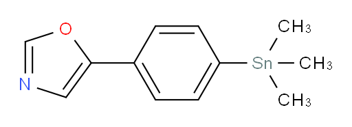 5-(4-(trimethylstannyl)phenyl)oxazole
