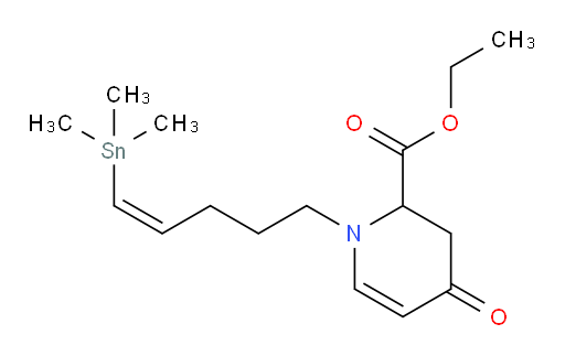 (Z)-乙基 4-氧代-1-(5-(三甲基锡基)戊-4-烯-1-基)-1,2,3,4-四氢吡啶-2-甲酸酯