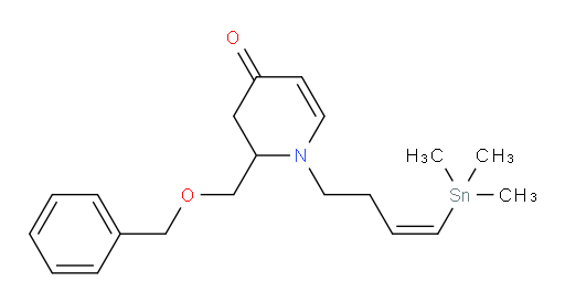 (Z)-2-((benzyloxy)methyl)-1-(4-(trimethylstannyl)but-3-en-1-yl)-2,3-dihydropyridin-4(1H)-one