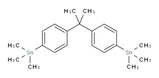 (propane-2,2-diylbis(4,1-phenylene))bis(trimethylstannane)