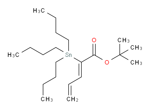 (Z)-tert-butyl 2-(tributylstannyl)penta-2,4-dienoate