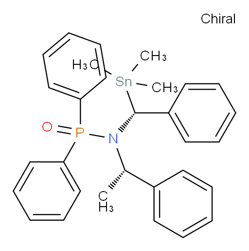 P,P-diphenyl-N-((R)-phenyl(trimethylstannyl)methyl)-N-((S)-1-phenylethyl)phosphinic amide